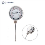 Termometer Kotak Stainless Steel Bimetal